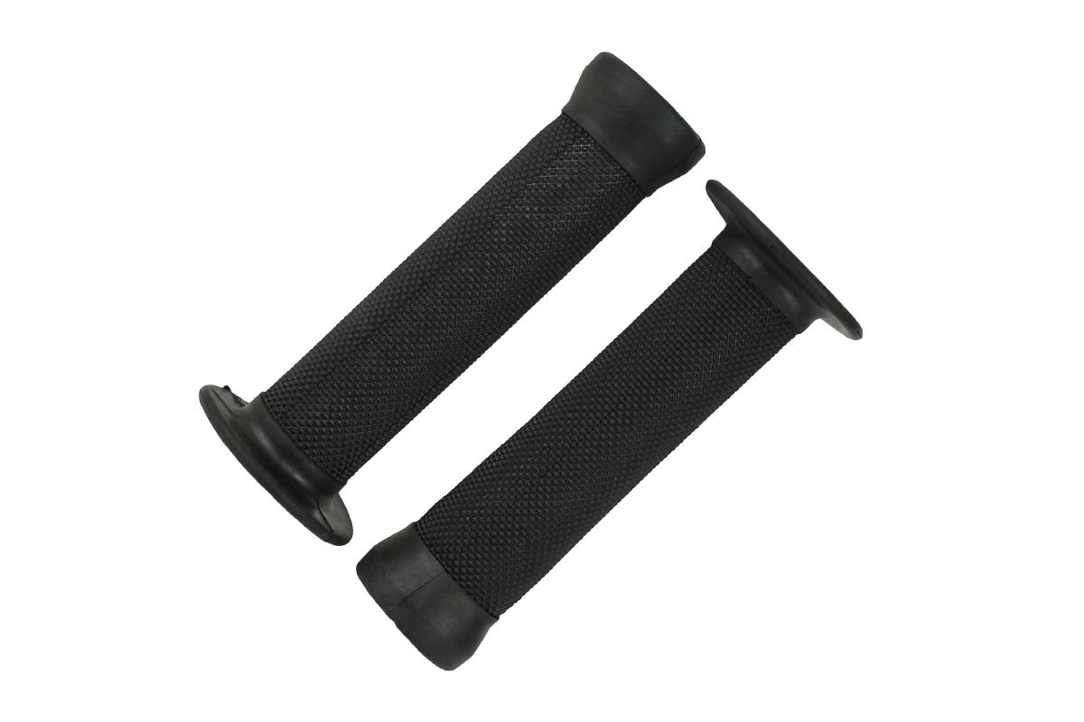 Грипсы MTB ST-108, 125мм, с защитой, черные